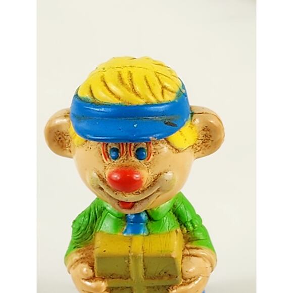 Sy The Mail Clerk Mego Clown Around Figurine 2 1/4" PVC 1981 Hong Kong Vintage - Picture 2 of 16